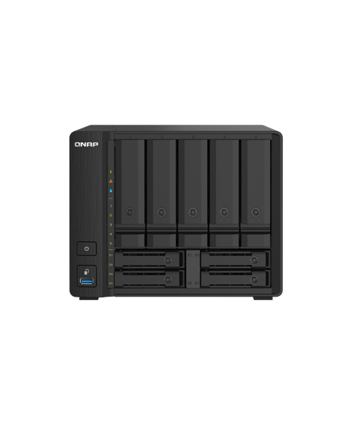 QNAP 9-Bay QTS NAS TS-932PX-4G Up to 9 HDD/SSD Hot-Swap, AL324 ARM Cortex-A57 Quad-Core, Processor frequency 1.7 GHz, 4 GB