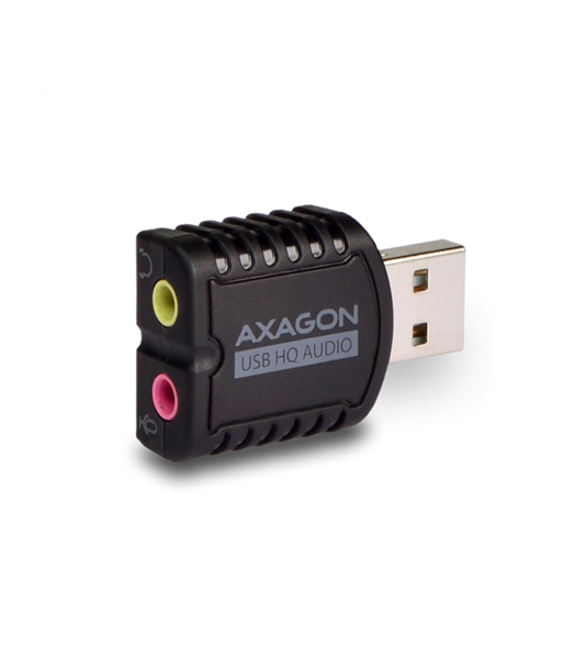 AXAGON ADA-17 USB HQ Мини Аудиоадаптер AXAGON ADA-17 USB HQ Мини Аудиоадаптер