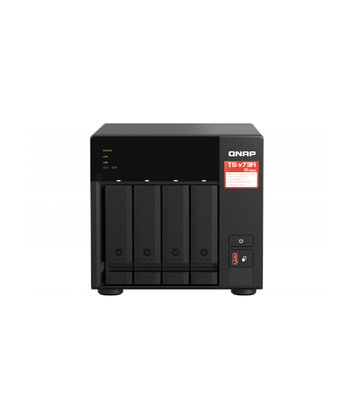 QNAP TS-473A-8G 4-Bay NAS: Ryzen V1500B, 8GB RAM, Hot-Swap HDD/SSD - Powerful & Versatile! QNAP TS-473A-8G 4-Bay NAS: Ryzen V1500B, 8GB RAM, Hot-Swap HDD/SSD - Powerful & Versatile!