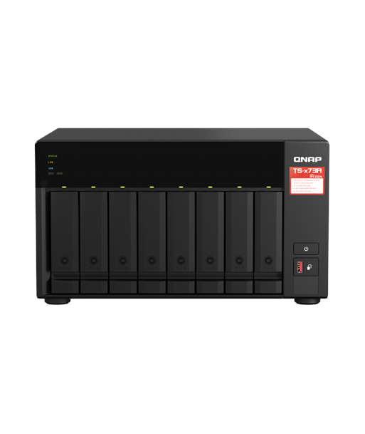 QNAP 8-Bay QTS and QuTS hero NAS TS-873A-8G Up to 8 HDD/SSD Hot-Swap, Ryzen V1500B Quad-Core, Processor frequency 2.2 GHz, 8 GB QNAP 8-Bay QTS and QuTS hero NAS TS-873A-8G Up to 8 HDD/SSD Hot-Swap, Ryzen V1500B Quad-Core, Processor frequency 2.2 GHz, 8 GB