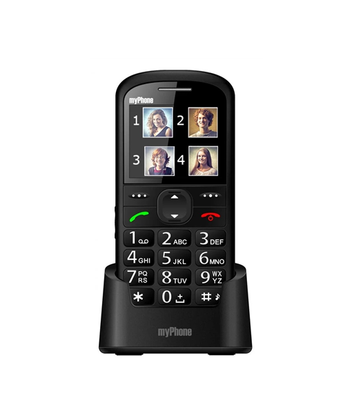 myPhone, Halo 2, Black, 2.2", TFT, 32 MB, 24 MB, Single SIM, Main camera resolution 0.3 MP, 900 mAh