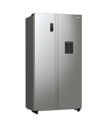 Gorenje Refrigerator, NRR9185EAXLWD, Energy efficiency class E, Free standing, Side by side, Height 178.6 cm, No Frost system