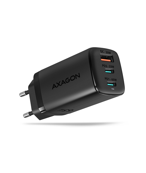 MOBILE CHARGER WALL USB 65W/GAN 3PORT ACU-DPQ65 AXAGON