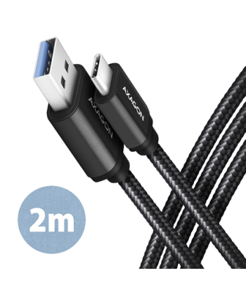 AXAGON BUCM3-AM20AB USB-C - USB-A Kaabel - Andmeedastus ja Laadimine