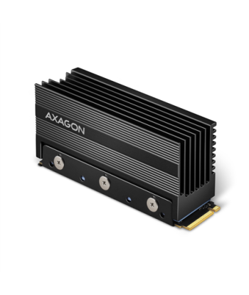 AXAGON CLR-M2XL Радиатор для M.2 SSD (2280), алюминий, пассивный, высота 36 мм, односторонний/двусторонний