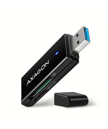 AXAGON Slim super-speed USB 3.2 Gen 1 card reader with a direct USB-A connector | CRE-S2N