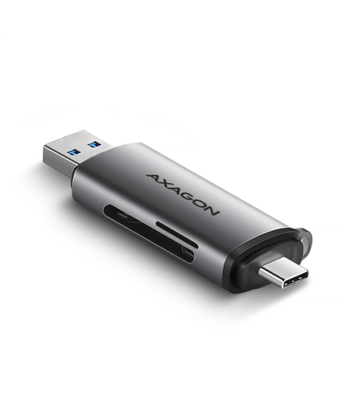 AXAGON CRE-SAC USB 3.2 Gen 1 Картридер - USB-C & USB-A - Суперскоростная передача данных!