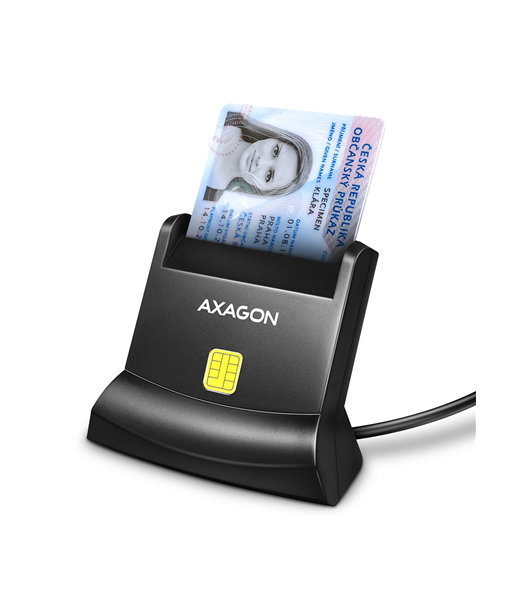AXAGON CRE-SM4N USB считыватель смарт-карт - Безопасный и легкий доступ к ID