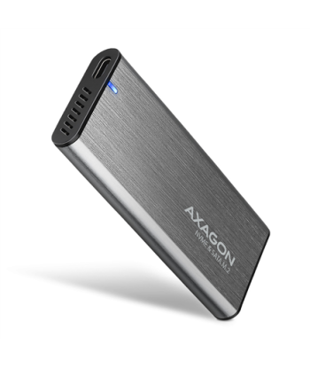 AXAGON External USB-C 3.2 Gen 2 metal box for M.2 NVMe & SATA SSD disks