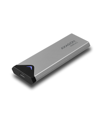 AXAGON External SuperSpeed+ USB-C metal box for M.2 NVMe SSD disks having sizes of up 42 to 80 mm