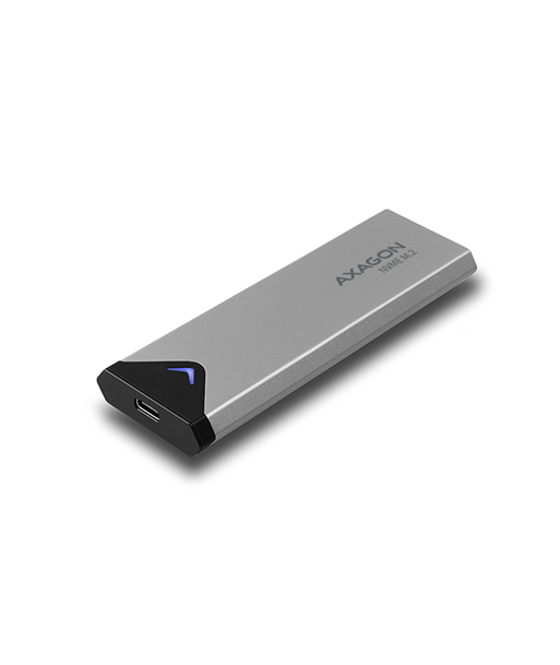 AXAGON External SuperSpeed+ USB-C metal box for M.2 NVMe SSD disks having sizes of up 42 to 80 mm