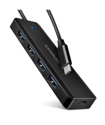 AXAGON Travel four-port USB-C 5Gbps hub | HUE-C1C