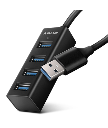 AXAGON Miniature metal four-port USB 3.2 Gen 1 hub | HUE-M1A