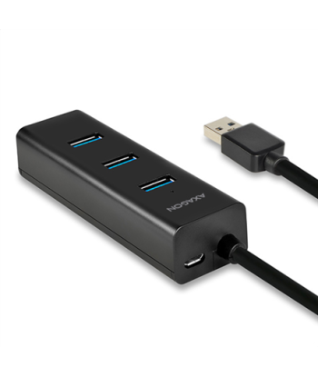 AXAGON Four-port USB 3.0 hub with fast charging and power support | HUE-S2B