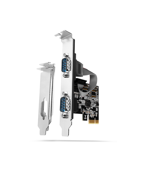 NET CARD PCIE 2PORT 250KBPS/SP&LP PCEA-S2N AXAGON