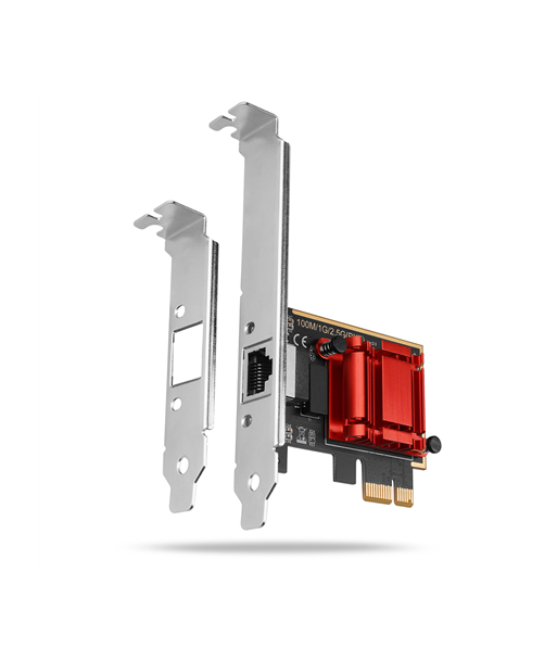AXAGON PCI-Express network card with 2.5 Gbit/s transmission rate and PXE support | PCEE-G25