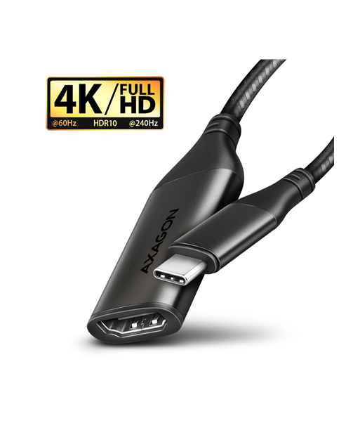 Активный конвертер AXAGON USB-C в HDMI - Подключайте устройства с легкостью! Активный конвертер AXAGON USB-C в HDMI - Подключайте устройства с легкостью!