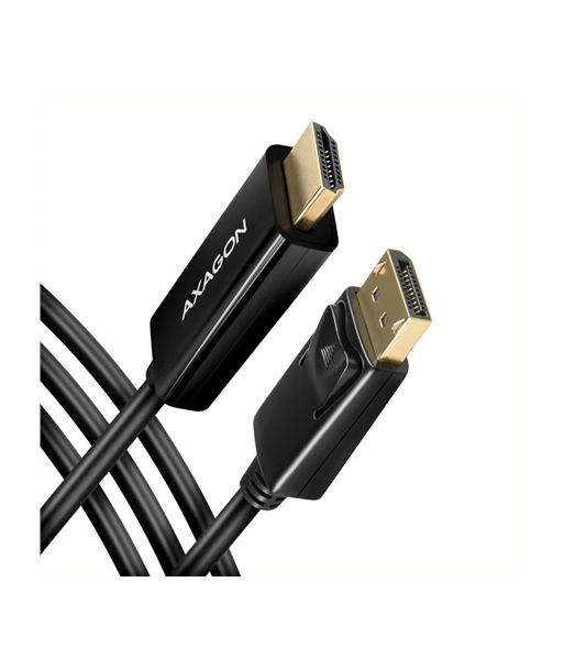 AXAGON Активный кабель DisplayPort - HDMI - 1.8m: Кристально чистое изображение! AXAGON Активный кабель DisplayPort - HDMI - 1.8m: Кристально чистое изображение!