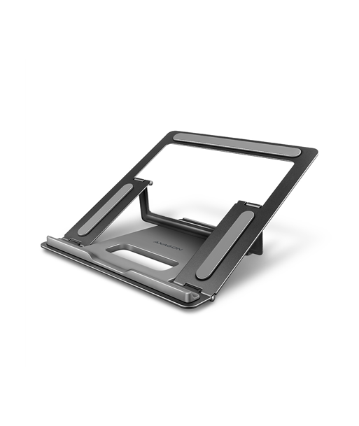AXAGON STND-L Notebook Stand - Adjustable Height, 10-16", Black - Ergonomic Design!