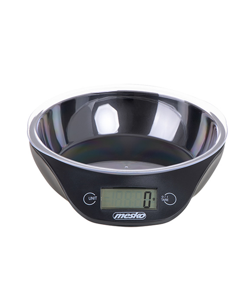 Mesko MS 3164 Maximum weight (capacity) 5 kg, Graduation 1 g, Display type LCD, Black