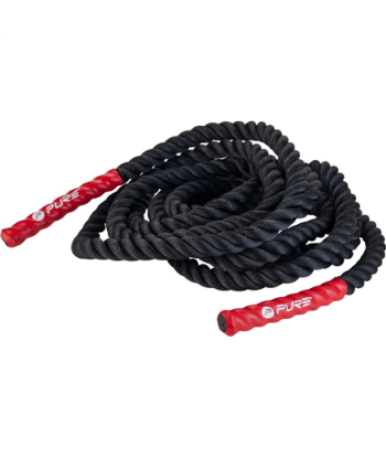Pure2Improve Battle Rope 12m | Black/Red