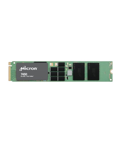 SSD MICRON 7450 PRO 1.92TB M.2 NVMe 3D NAND Write speed 2400 MBytes/sec Read speed 5000 MBytes/sec TBW 3650 TB MTBF 2000000
