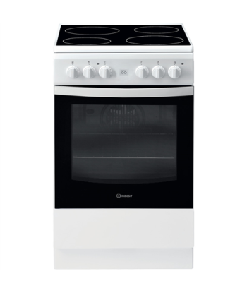 Indesit IS5V8GMW/E 50cm Электрическая плита с керамической варочной панелью - Белая