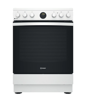 Плита INDESIT, IS67V8CHW/E, Hob type Vitroceramic, Oven type Electric, White, Width 60 cm, Grilling, Depth 60 cm, 69 L