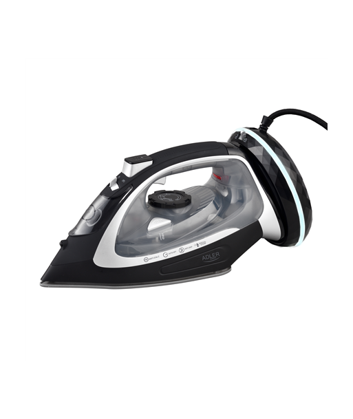 Паровой утюг Adler, AD 5043, 2800 W, Water tank capacity 300 ml, Continuous steam 30 g/min, Steam boost performance 42 g/min