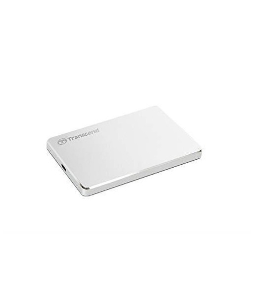 External HDD TRANSCEND StoreJet 2TB USB 3.1 Colour Silver TS2TSJ25C3S