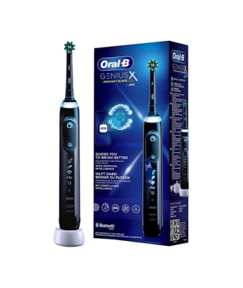 Hambahari Oral-B Genius X Rechargeable For adults Number of brush heads included 1 Number of teeth brushing modes 6 Midnight