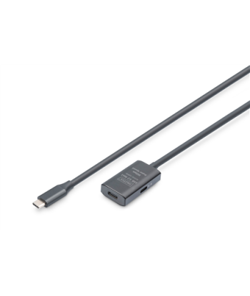 Digitus, Active USB 3.2 Gen1 5G extension cable, DA-73108, USB-C to USB-C