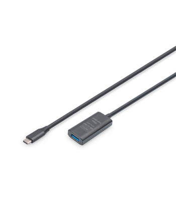 Digitus, Active USB 3.2 Gen1 5G extension cable, DA-73110, USB-C to USB-A
