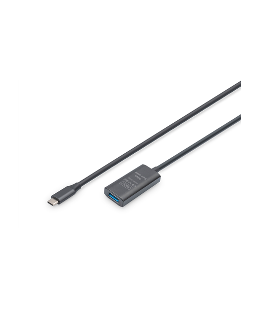 Digitus, Active USB 3.2 Gen1 5G extension cable, DA-73110, USB-C to USB-A
