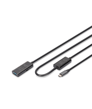 Digitus, Active USB 3.2 Gen1 5G extension cable, DA-73111, USB-C to USB-A