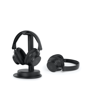 Muse, Pack 2 Wireless TV Headphones, M-288 CTV, Over-ear, Bluetooth, Black