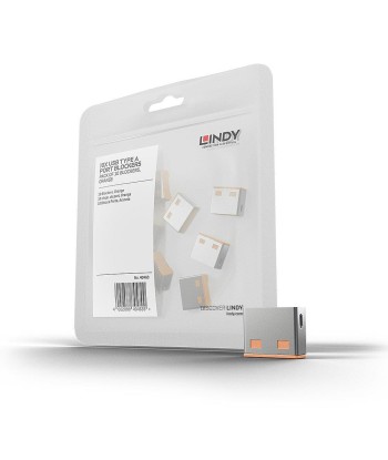 USB PORT BLOCKER 10PACK/ORANGE 40463 LINDY