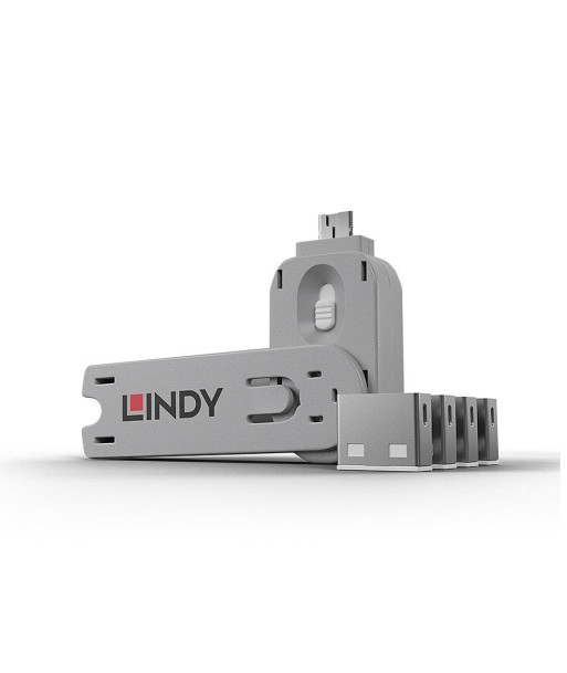 USB PORT BLOCKER 4PACK/WHITE 40454 LINDY USB PORT BLOCKER 4PACK/WHITE 40454 LINDY