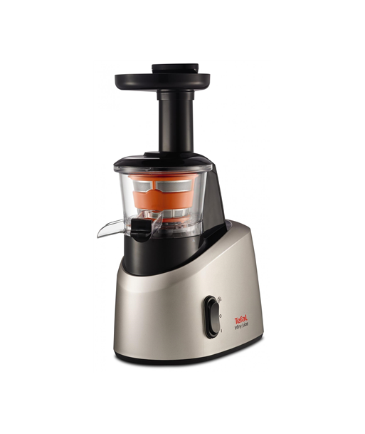 Mahlapress TEFAL, ZC255B38, Type Electric, Silver/ black, 200 W, Extra large fruit input, Number of speeds 2, 82 RPM