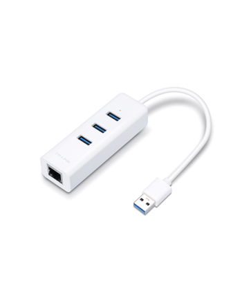TP-LINK USB 3.0 3-Port Hub & Gigabit Ethernet Adapter 2 in 1 USB Adapter UE330