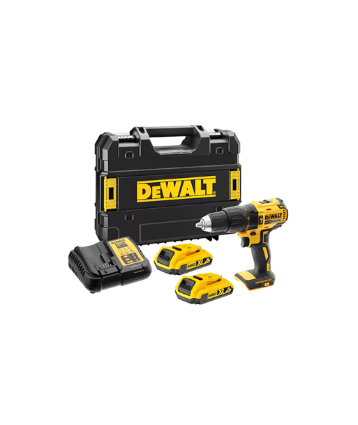 18V XR Brushless Hammer Drill Driver - 2 X 2Ah Batteries | DCD778D2T-QW | 340 W 18V XR Brushless Hammer Drill Driver - 2 X 2Ah Batteries | DCD778D2T-QW | 340 W