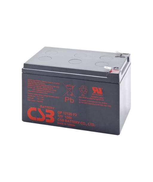 CSB Battery Battery 12V 12Ah F2 Pb | GP12120