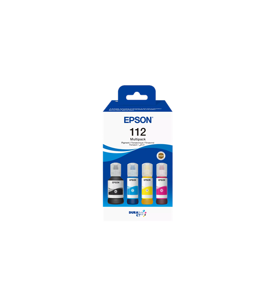 Epson 112 EcoTank 4-colour Multipack | Ink tank | Black, Cyan, Yellow, Magenta Epson 112 EcoTank 4-colour Multipack | Ink tank | Black, Cyan, Yellow, Magenta