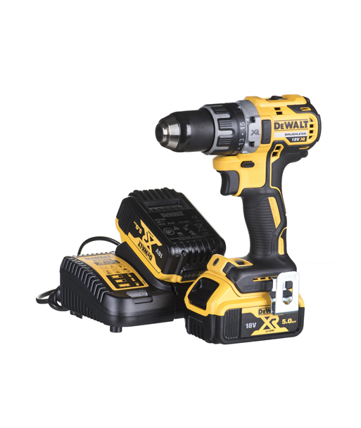 DEWALT Spinner-Drill, DCD791P2-QW, 18 V, 2x5 Ah, Lithium-Ion (Li-Ion)