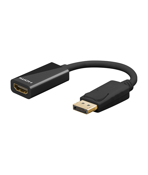 Адаптер-кабель Goobay DisplayPort - HDMI - 0,1 м Адаптер-кабель Goobay DisplayPort - HDMI - 0,1 м