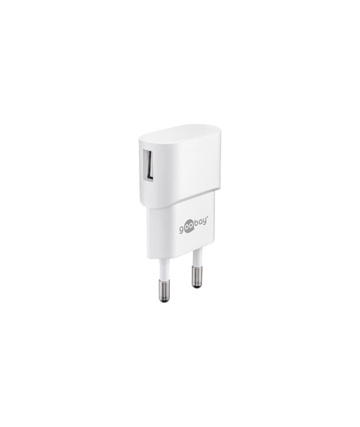 Goobay USB Зарядное устройство - Компактный сетевой адаптер с портом USB 2.0 Goobay USB Зарядное устройство - Компактный сетевой адаптер с портом USB 2.0
