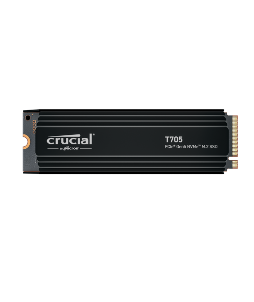 Crucial SSD T705 2TB PCie 5.0 NVMe w/Heatsink Crucial SSD T705 2TB PCie 5.0 NVMe w/Heatsink