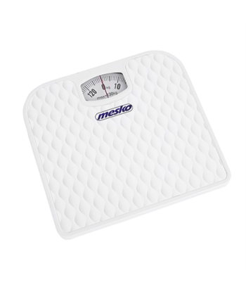 Mesko MS 8160 Mechanical Scale - 130kg Capacity, White