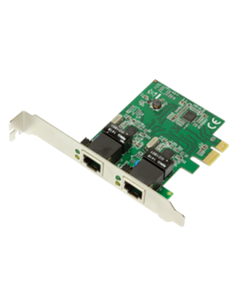 Logilink PC0075, 2-port Gigabit PCI Express network card, Logilink, 2 x Gigabit Lan (RJ 45), PCIe