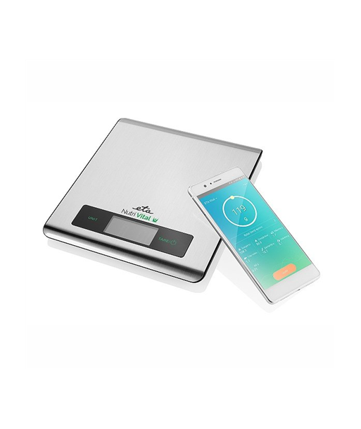Köögikaal ETA, s with smart application, Nutri Vital, Maximum weight (capacity) 5 kg, Graduation 1 g, Display type LCD